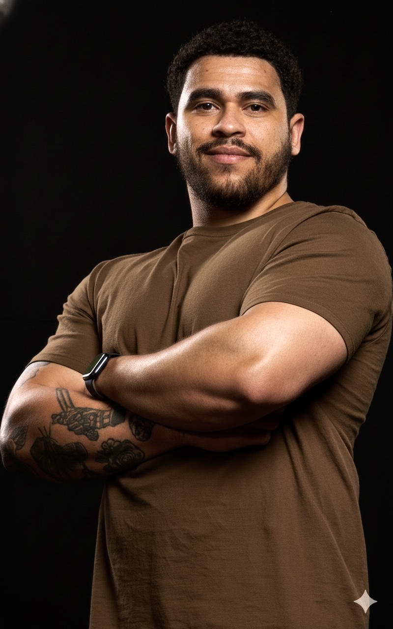 Retrato de Pedro Almeida, filmmaker e coordenador de criação
